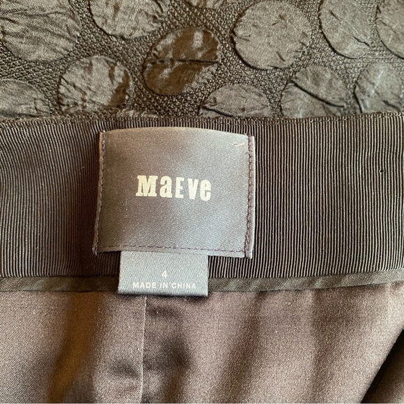 Maeve x Anthropologie • Elegant Black Textured Pencil Skirt • Size 4 • EUC - Picture 5 of 6